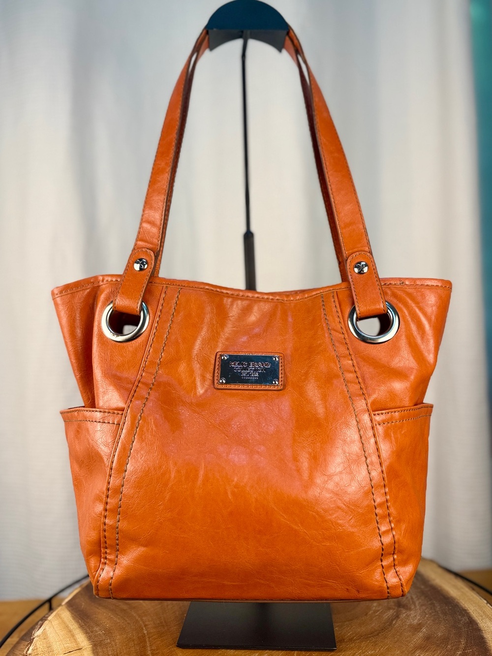 Relic Orange Faux Leather Shoulder Bag Tote EUC — Perfect School/Work/Travel Bag